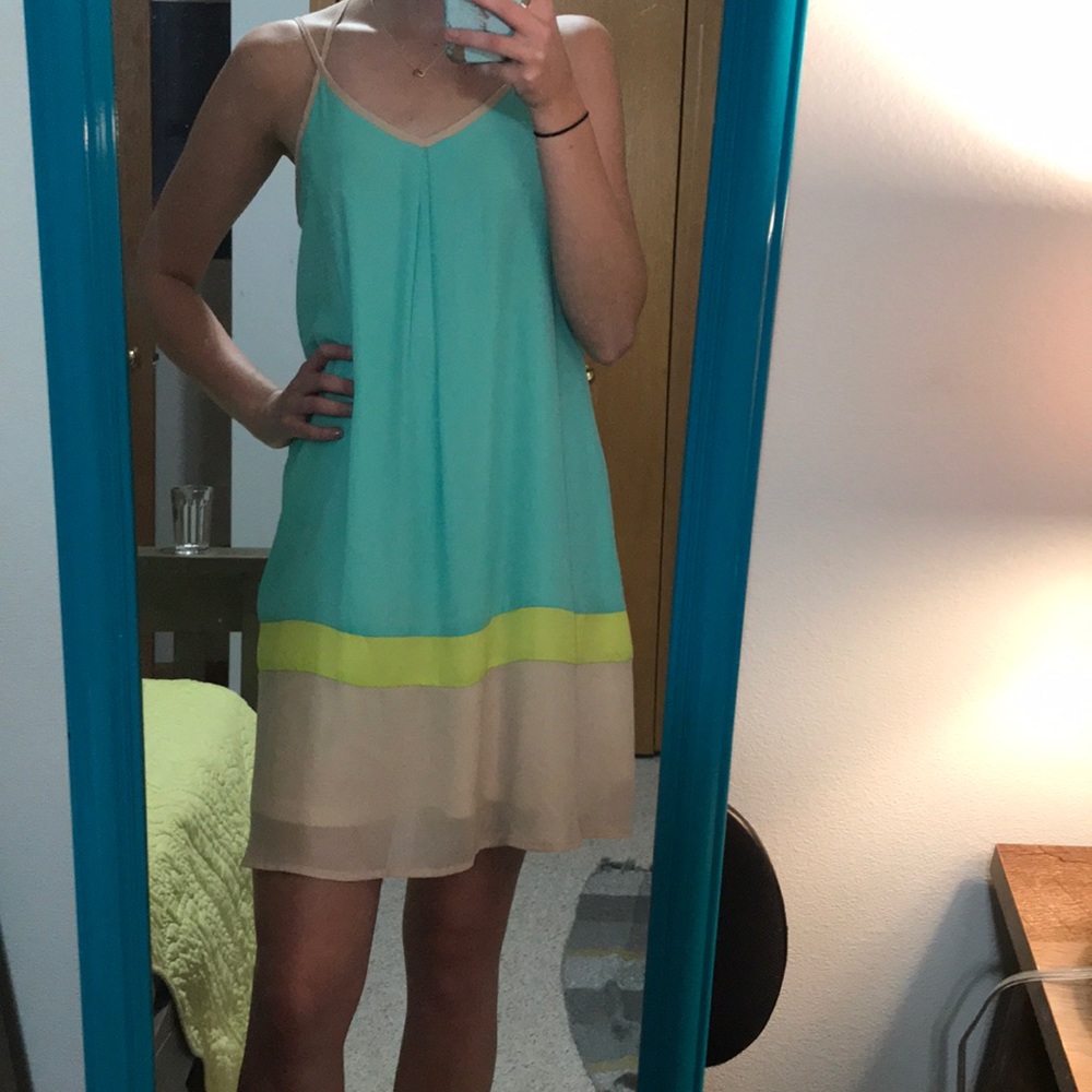 Color shift dress